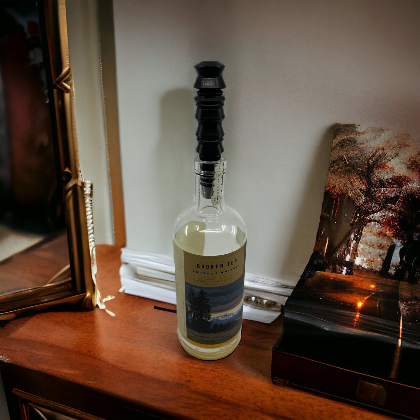 Ebony Bottle Stopper