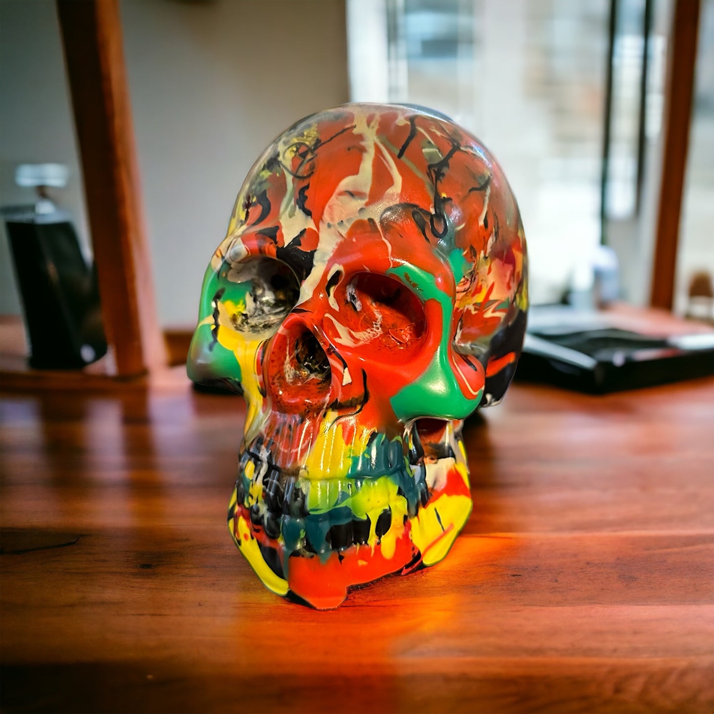 Plastic Skull (Upcycled)