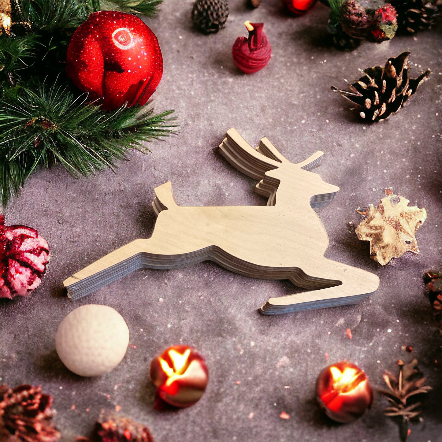 Plywood Reindeer (9”)