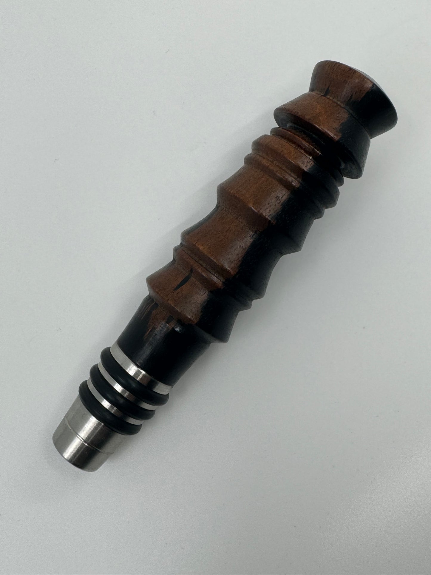 Ebony & Stainless Steele Bottle Stopper