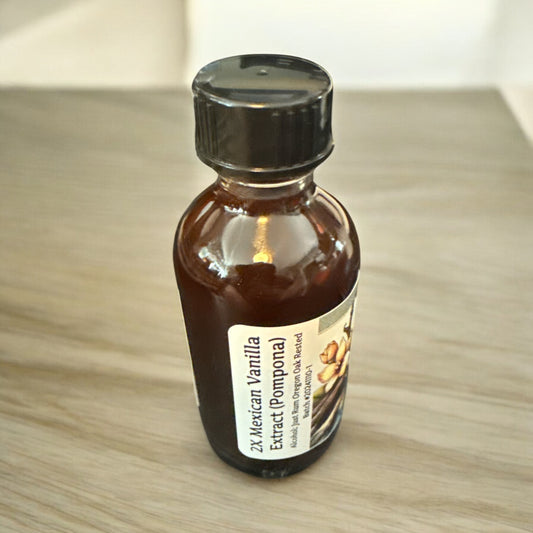 Double Fold (2X) Panifolia Mexican Vanilla Extract Just Rum Seasonal Spice