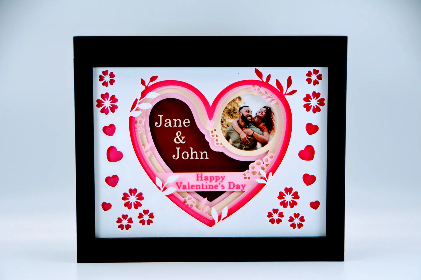 Valentine's Day Picture Frame Shadow Box 2024