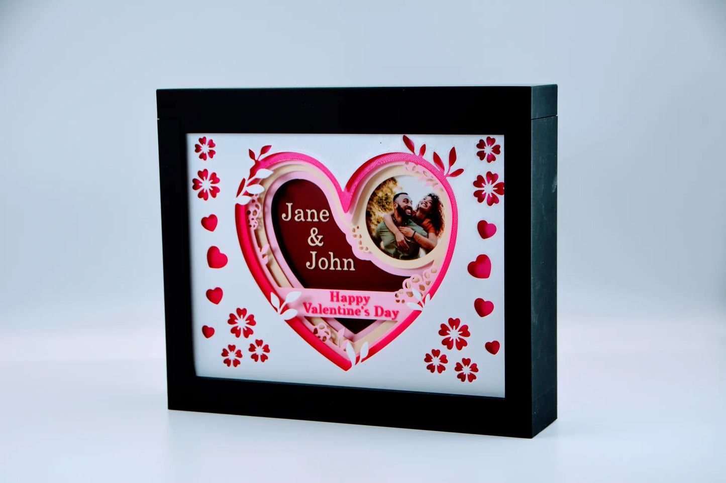 Valentine's Day Picture Frame Shadow Box 2024