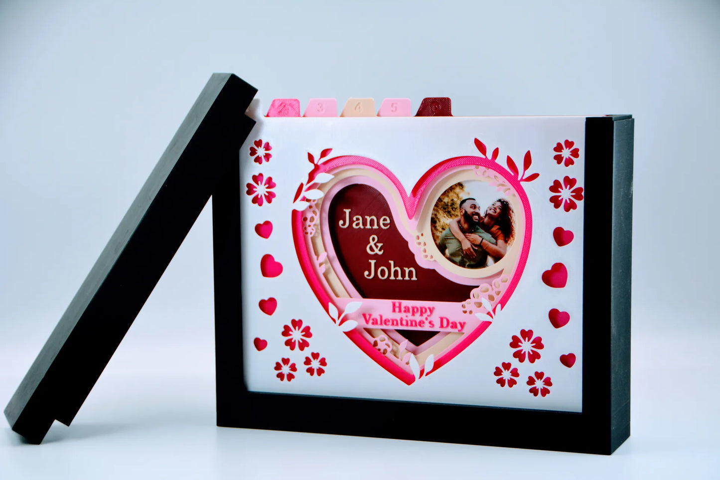 Valentine's Day Picture Frame Shadow Box 2024