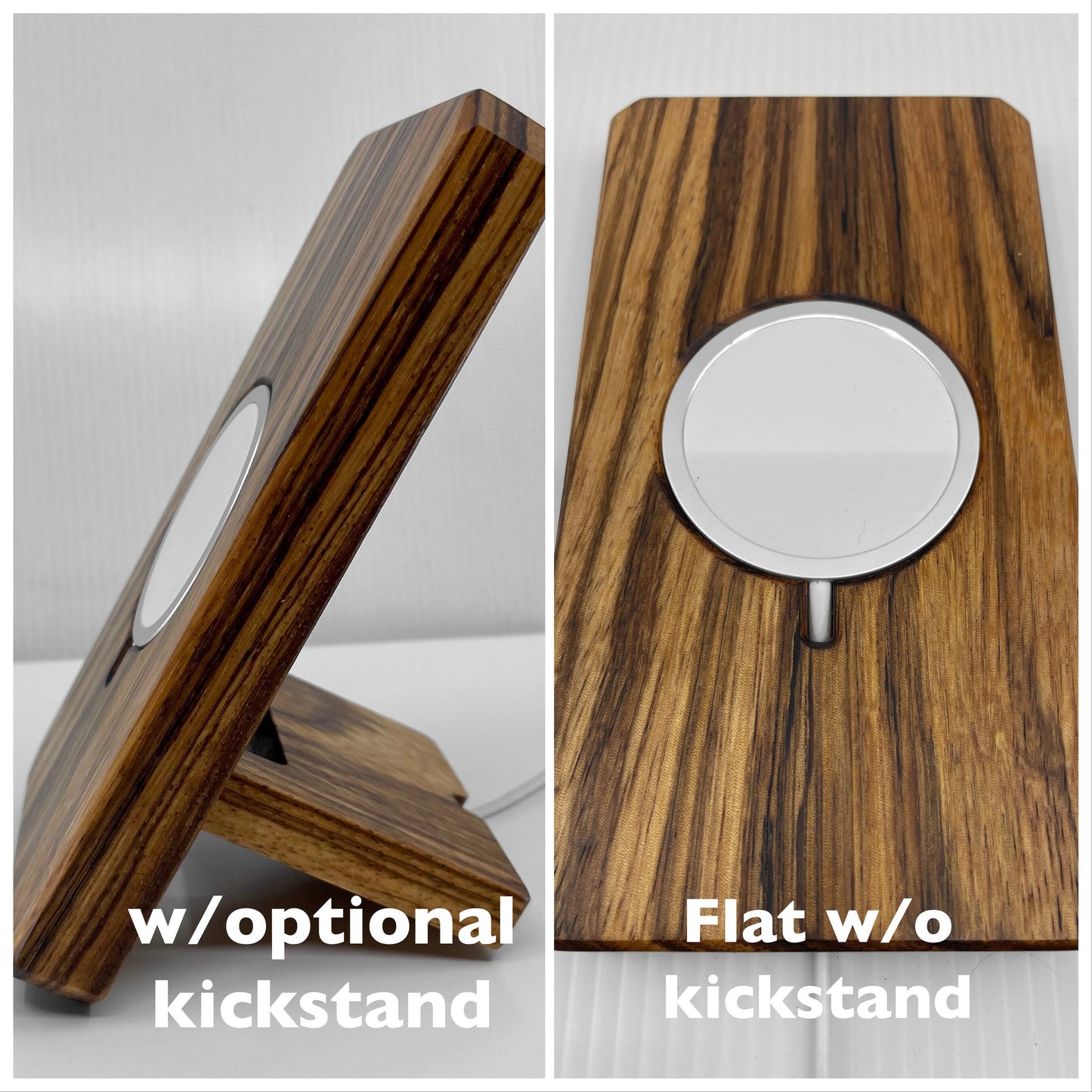 iPhone/Max/Pro/ProMax MagSafe Hardwood Night Stand