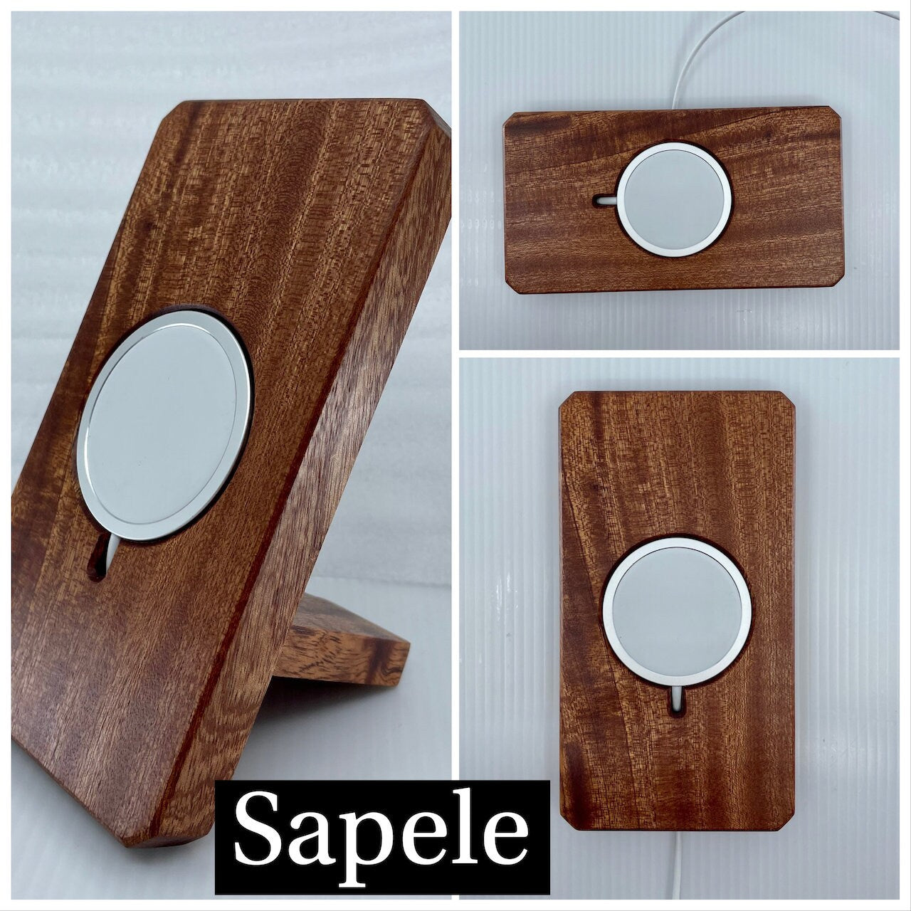 iPhone/Max/Pro/ProMax MagSafe Hardwood Night Stand