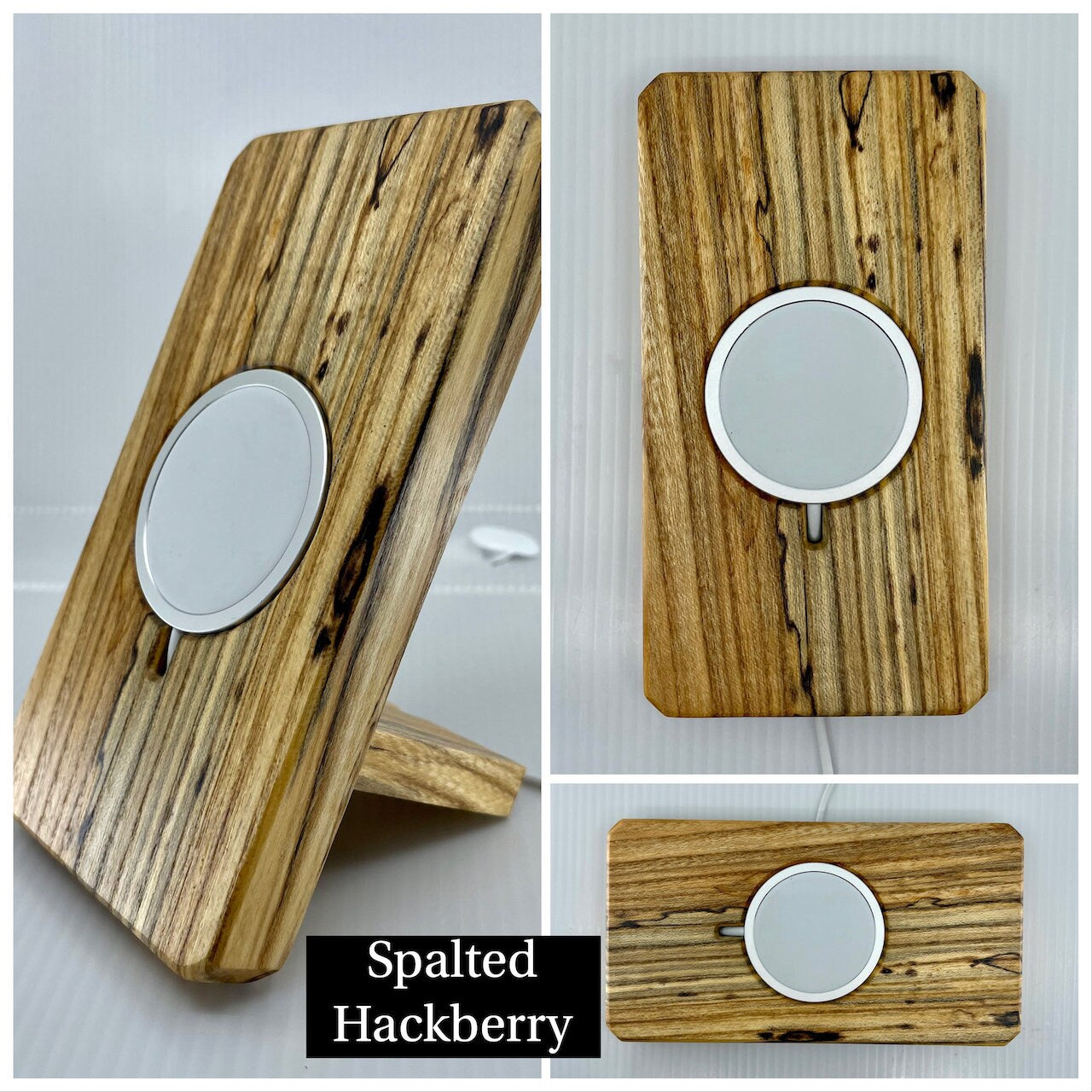 iPhone/Max/Pro/ProMax MagSafe Hardwood Night Stand